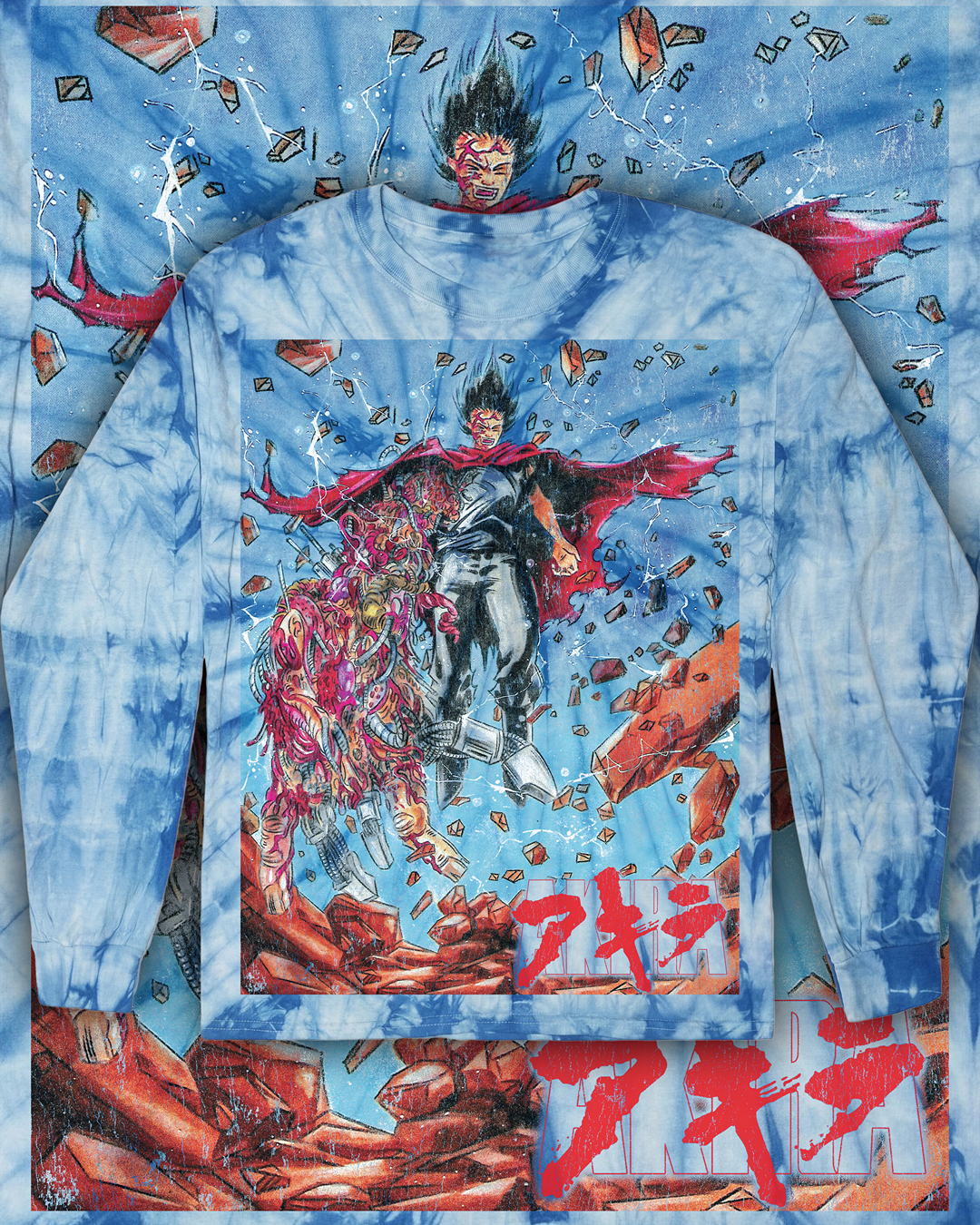 Akira Long Sleeve Tie-Dye